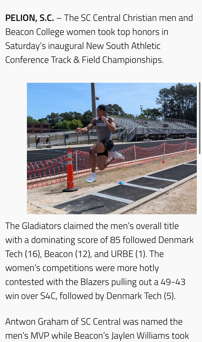 TwonG08's tweet photo. Had a great NSAC Championship Meet,  in Pelion SC. Finishing the season strong with 3 🥇 in Long Jump (6.08m), 110MH (16.54), and 400MH (1:10), plus a 🥈 in High Jump (6ft) and was named Team MVP. This year was a short season for me, but I gave it everything I had and i’m thankful to be where i’m at today and the opportunity to compete. i’m also willing to keep going and work harder for what i want💯💯.

@NewSouthAthlet1 
@SCCCAthletics_ 
@TopPreps 
@SportPrepX