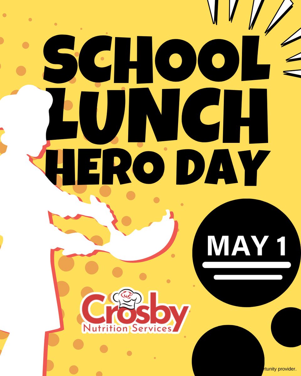 CrosbyNutrition's tweet image. 🌟 Behind every smile in the lunch line is a hero who cares.

@CrosbyISD #committedtostudents #cougarpride #bettertogether #Crosbytx #Crosbytexas #Crosby #txschools