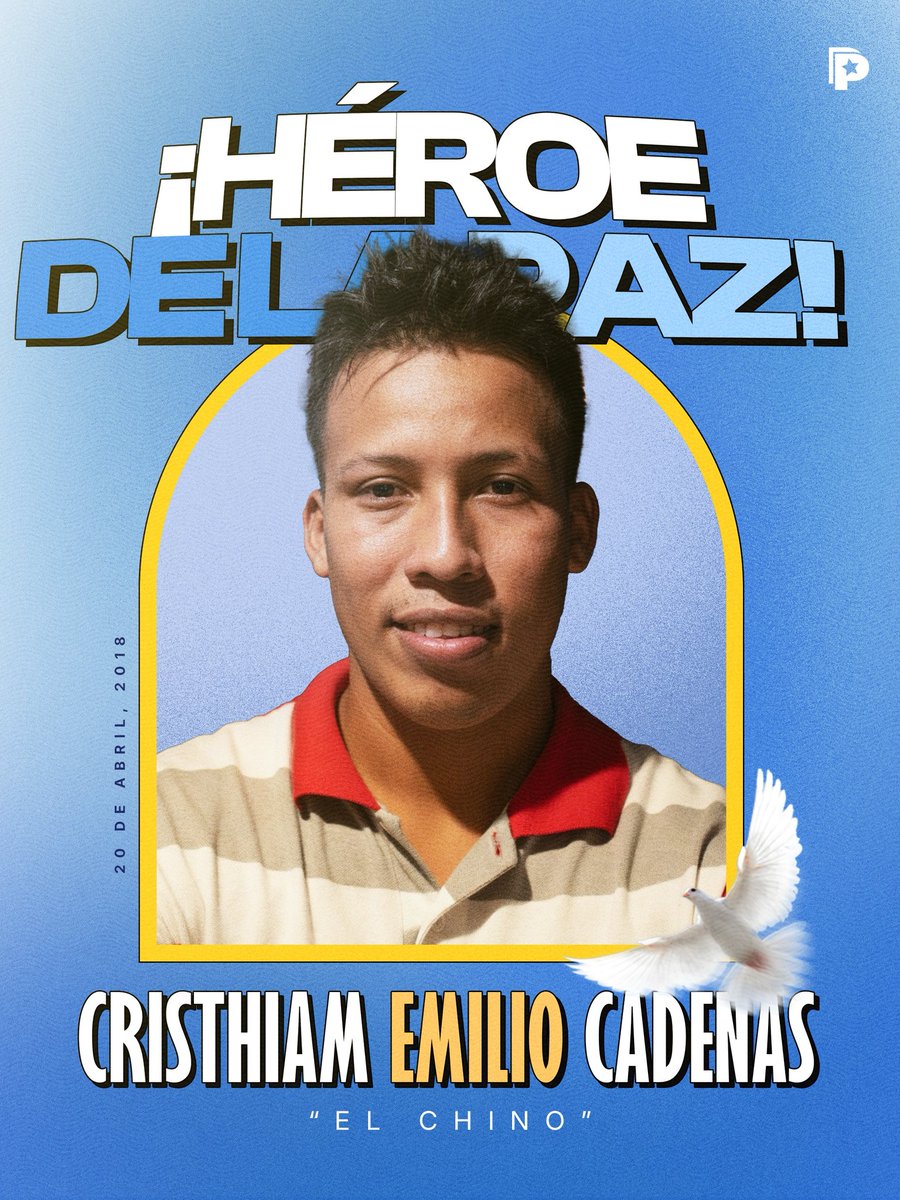Hoy se honra la memoria de Cristhiam Cadenas, estudiante de la UNAN León, quien fue asesinado en abril de 2018 mientras defendía con valentía la casa del movimiento estudiantil frente a la violencia golpista. Su vida se convirtió en símbolo de firmeza y amor por Nicaragua.