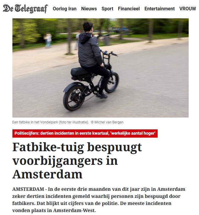 LowikRonald's tweet image. Ach, zijn Teun, Diederick-Jan en hun ‘vrindjes’ weer bezig?  🙃

#Amsterdam #jongeren #fatbikes #omvolking #grenzendicht @2eKamertweets

telegraaf.nl/binnenland/fat…