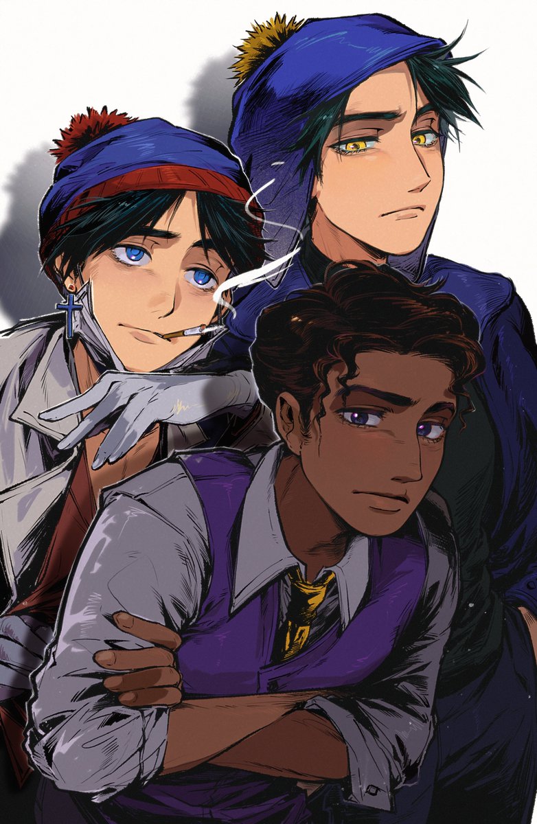 JunYuOctopus's tweet image. #southpark 
black hair