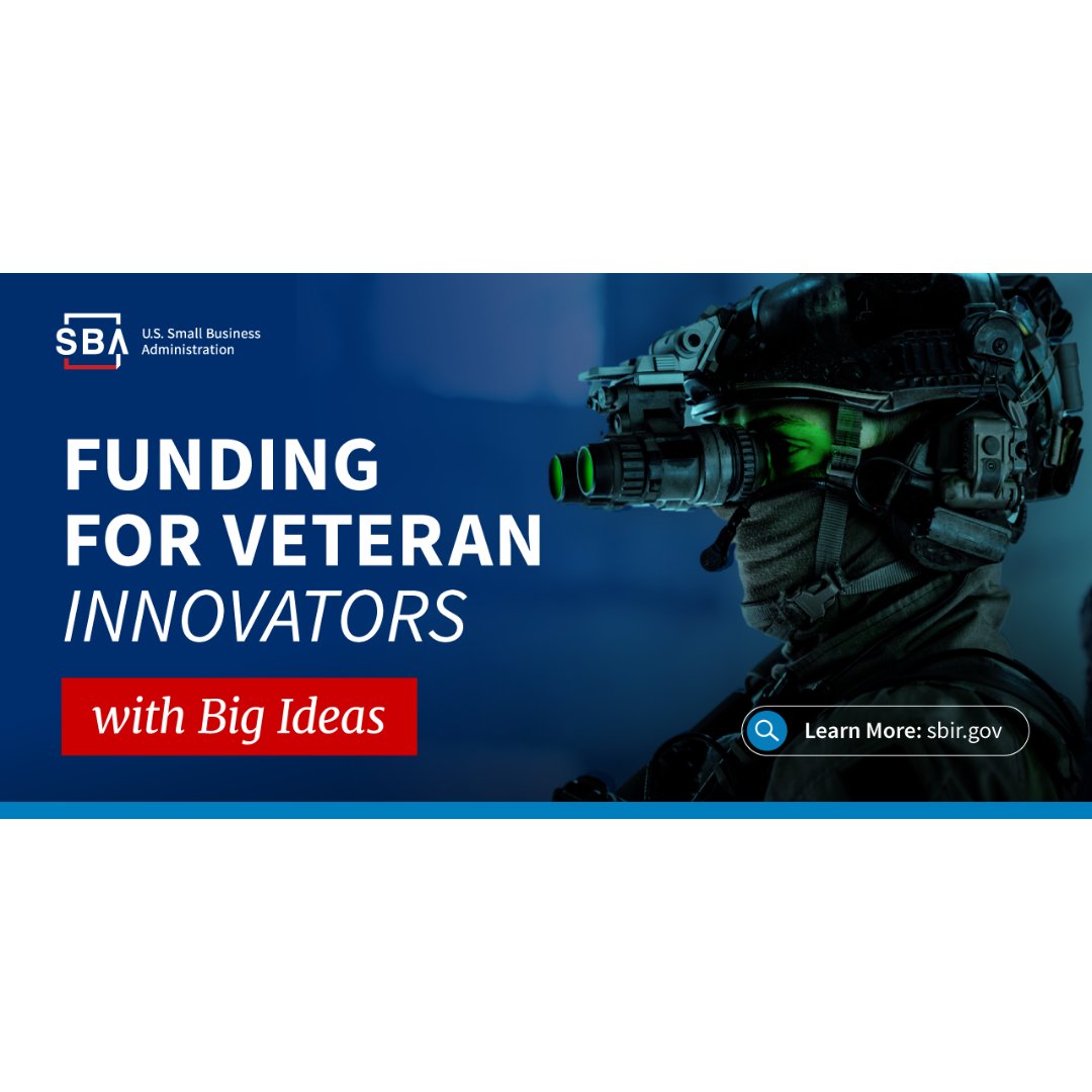 VBOCatMSU's tweet image. 🔬@SBAgov powers America’s Seed Fund, which provides Small Business Innovation Research (SBIR) &amp;amp;  Small Business Technology Transfer (STTR) grants to innovative #smallbiz owners developing new technologies.

🚀See how the program helps power #VetBiz: bit.ly/3P07Trg
#VBOC