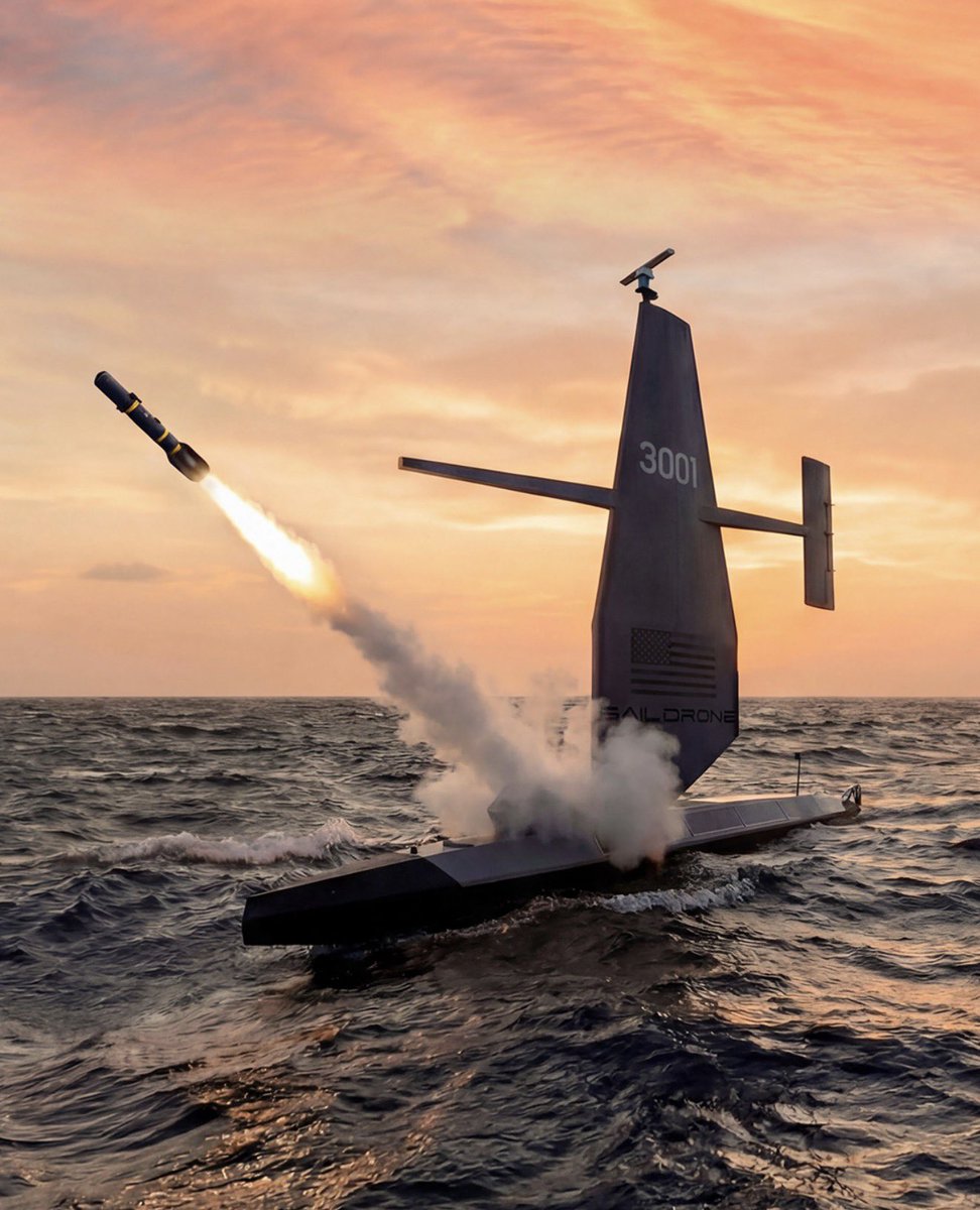 Drone_Wars_'s tweet image. U.S. company Saildrone has reportedly developed “Spectre,” a 170-foot autonomous unmanned surface vessel designed for high-end naval missions including surveillance, ASW, and strike roles. #USA #USV #Saildrone #NavalTech #DroneWar