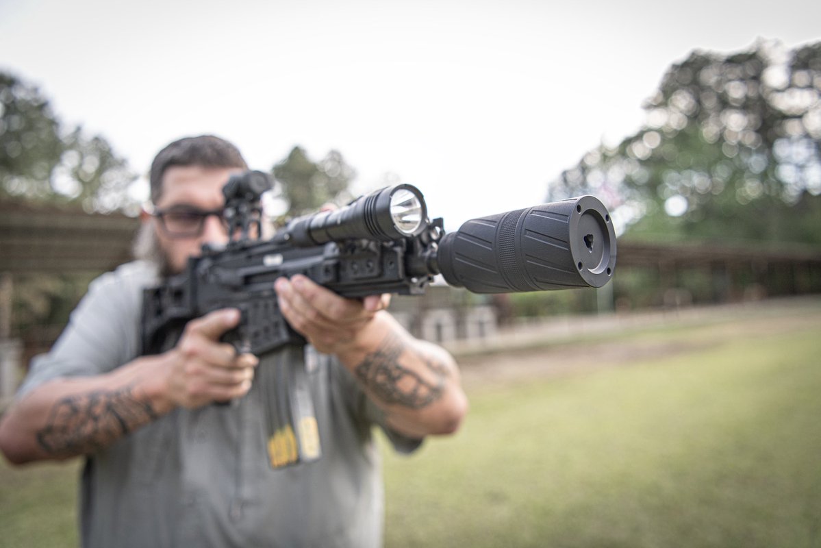 therealxdman's tweet image. It may be a pretty little baby, but the @shootbanish Speed K I got from @silencercentral is one helluva suppressor especially made to be run hard #guns #pewpew #2a #merica #cool