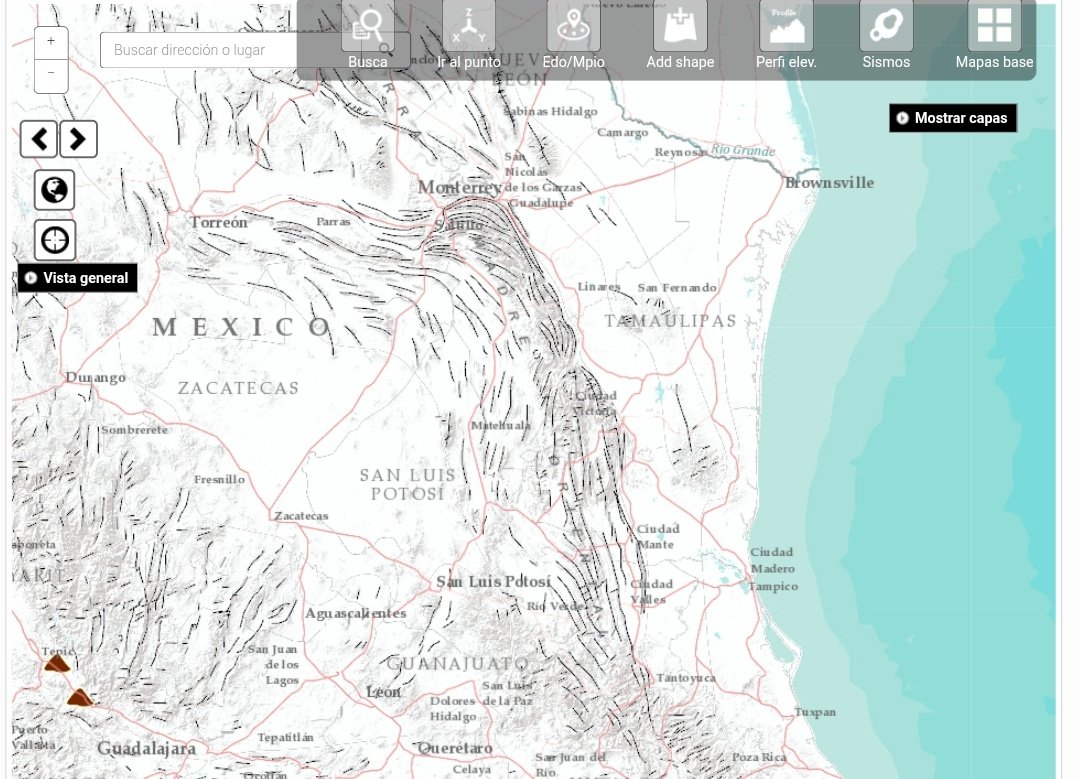 AlMaXx8017's tweet image. #Sismo geonormal en cercanías en #Cárdenas, #SLP relacionado a los ajustes de tensión (deformación interna) de la accidentada Sierra Madre Oriental (cabalgamiento de fallas, metamorfismo regional).

NO es respuesta derivada de fuerzas tectónicas de otras partes del mundo (ej.