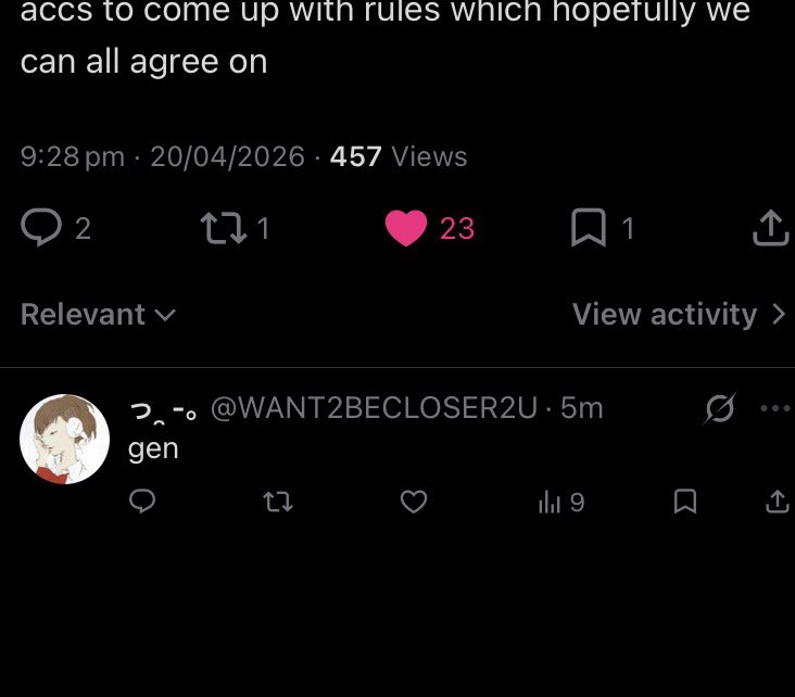 manonification's tweet photo. @sirenslore @nyanaerin @hyegums I would if ur posts were visible on that acc https://t.co/lV1cVKYF0Y