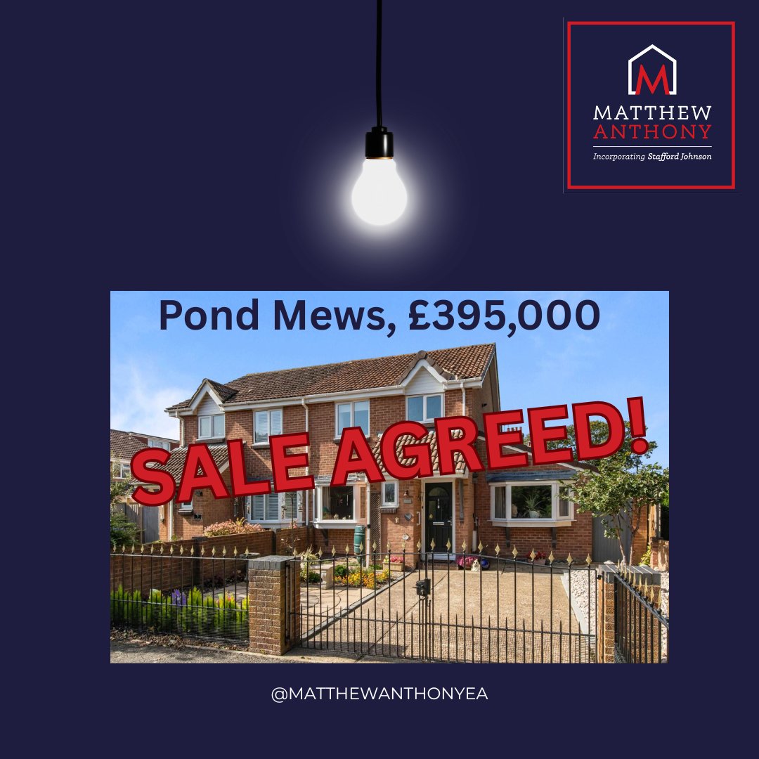 MA_EstateAgency's tweet image. Sale Agreed in 48hours! If you’d like an estate agent that understands the local property market, call us!
☎️01903 501 105 or click here: bit.ly/ContactMatthew… and we’ll get straight back to you. #worthing #gettingthingsdone