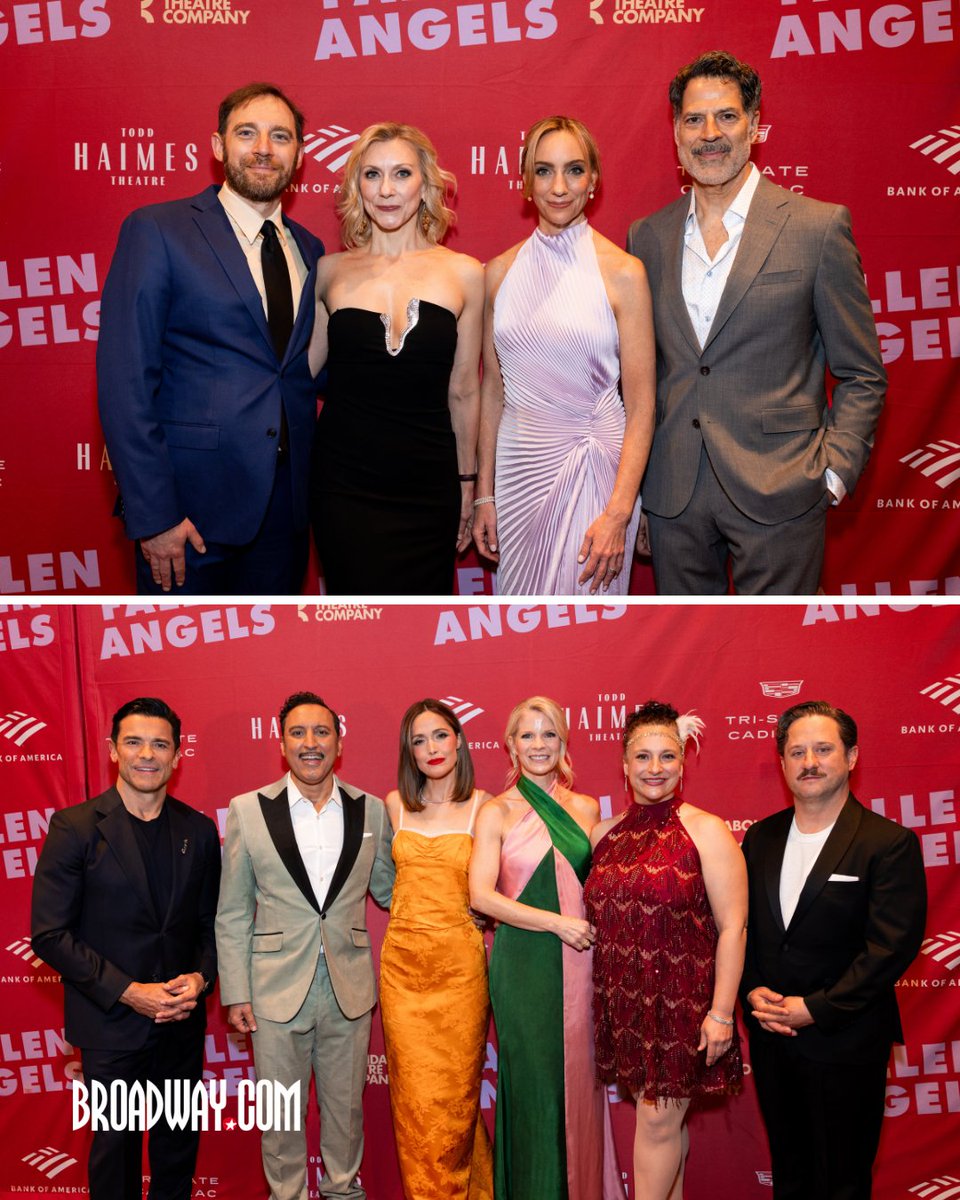 broadwaycom's tweet image. Intoxicating! Rose Byrne, Kelli O'Hara and the cast of Broadway's FALLEN ANGELS hit the red carpet for opening night.

See the fulll red carpet gallery: bit.ly/4dUvy7b

📸: Sergio Villarini for Broadway.com

#broadway #fallenangels #rosebyrne #kelliohara