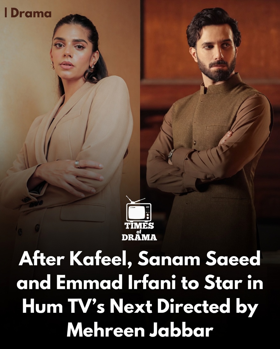 timesofdrama's tweet image. #Exclusive: Reportedly, #SanamSaeed and #EmmadIrfani are set to headline #HumTV's upcoming drama directed by #MehreenJabbar. The pairing has already won hearts in the ongoing drama #Kafeel. Follow @timesofdrama for more updates. #PakistaniDrama #Updates