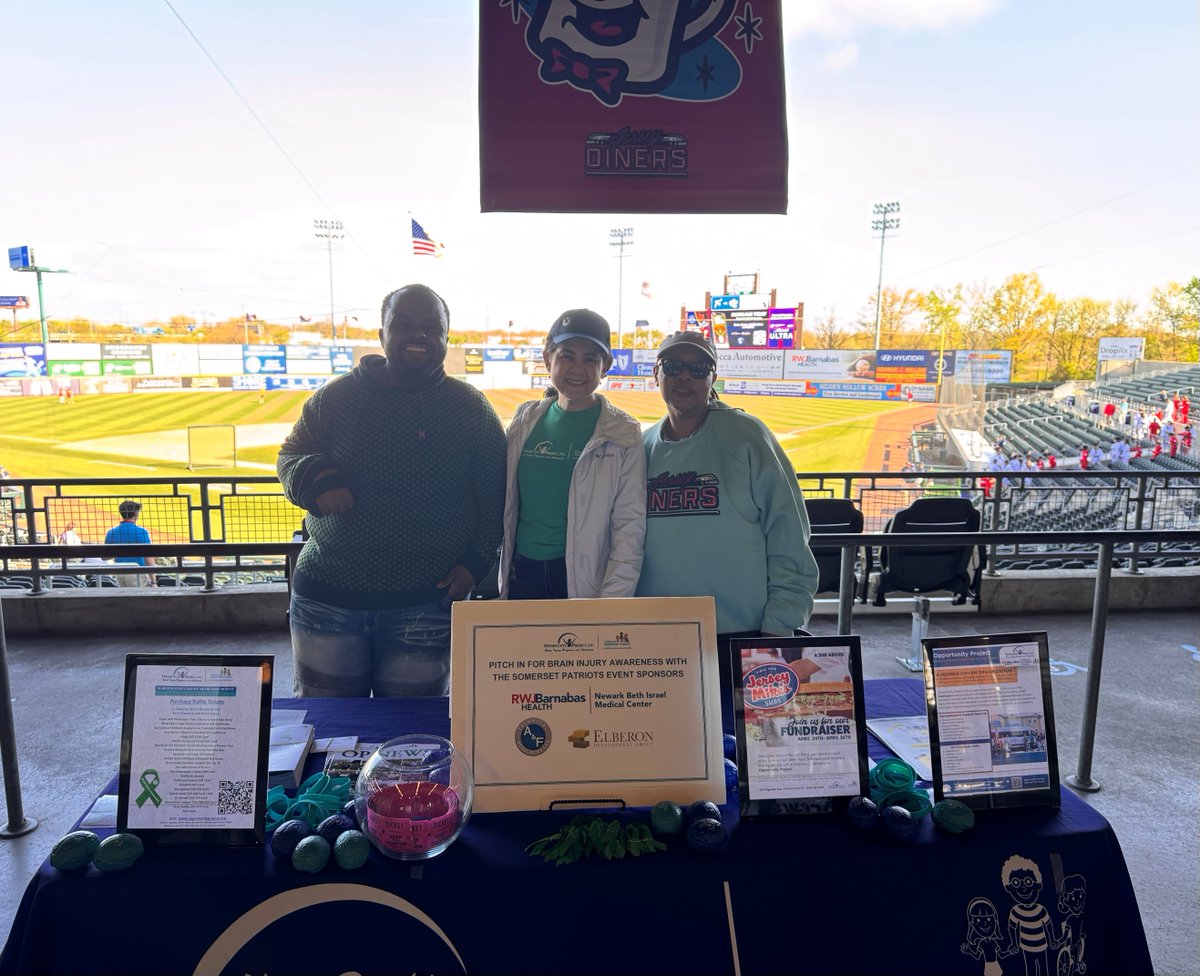 OppProj's tweet image. What an incredible evening at the Somerset Patriots game! ⚾️
Together, we raised both awareness and critical funds for Opportunity Project’s essential brain injury programs.
Thank you to all of our sponsors and supporters—
#SomersetPatriots #BrainInjuryAwareness #CommunityImpact