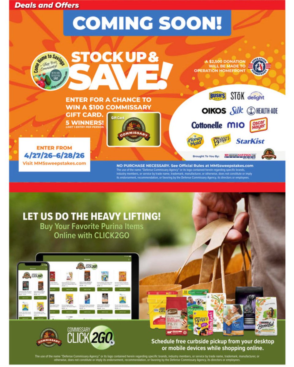 MyMilitarySvgs's tweet image. Have you checked out this months My Home Base Circular? There are TONS os savings that you don’t want to miss! 🤑

#commissary #aprilsavings #shopandsave #springessentials
mymilitarysavings.com/monthly-ads