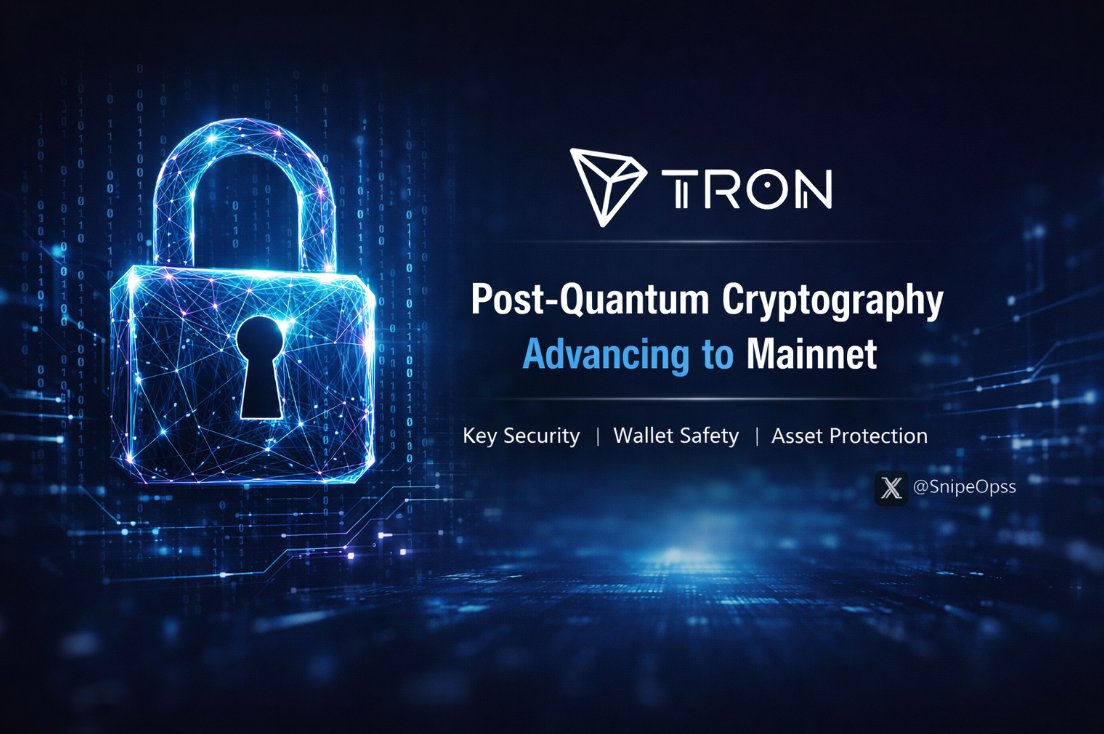 Kuantum sonrası kriptografi, kripto alanında şimdiye kadar çoğunlukla teorik bir konu olarak kalmıştı. #TRON’un NIST standartlarına uygun imzaları ana ağa taşıması bu durumu değiştiriyor. 

Doğru bir şekilde uygulanırsa, bu durum
anahtar güvenliği, cüzdan güvenliği ve uzun vadeli