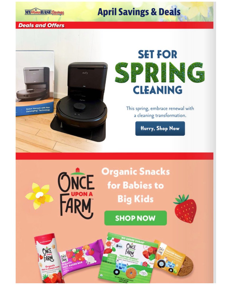 MyMilitarySvgs's tweet image. Have you checked out this months My Home Base Circular? There are TONS os savings that you don’t want to miss! 🤑

#commissary #aprilsavings #shopandsave #springessentials
mymilitarysavings.com/monthly-ads