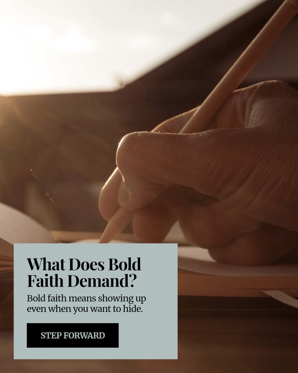 authorDKmancini's tweet image. What does bold faith look like in your life today?

Bold faith often means showing up when you'd rather hide. It's in those moments of vulnerability that God's strength shines brightest. Keep stepping forward—your courage lights the way for others. #ChristianAuthor #FaithBased