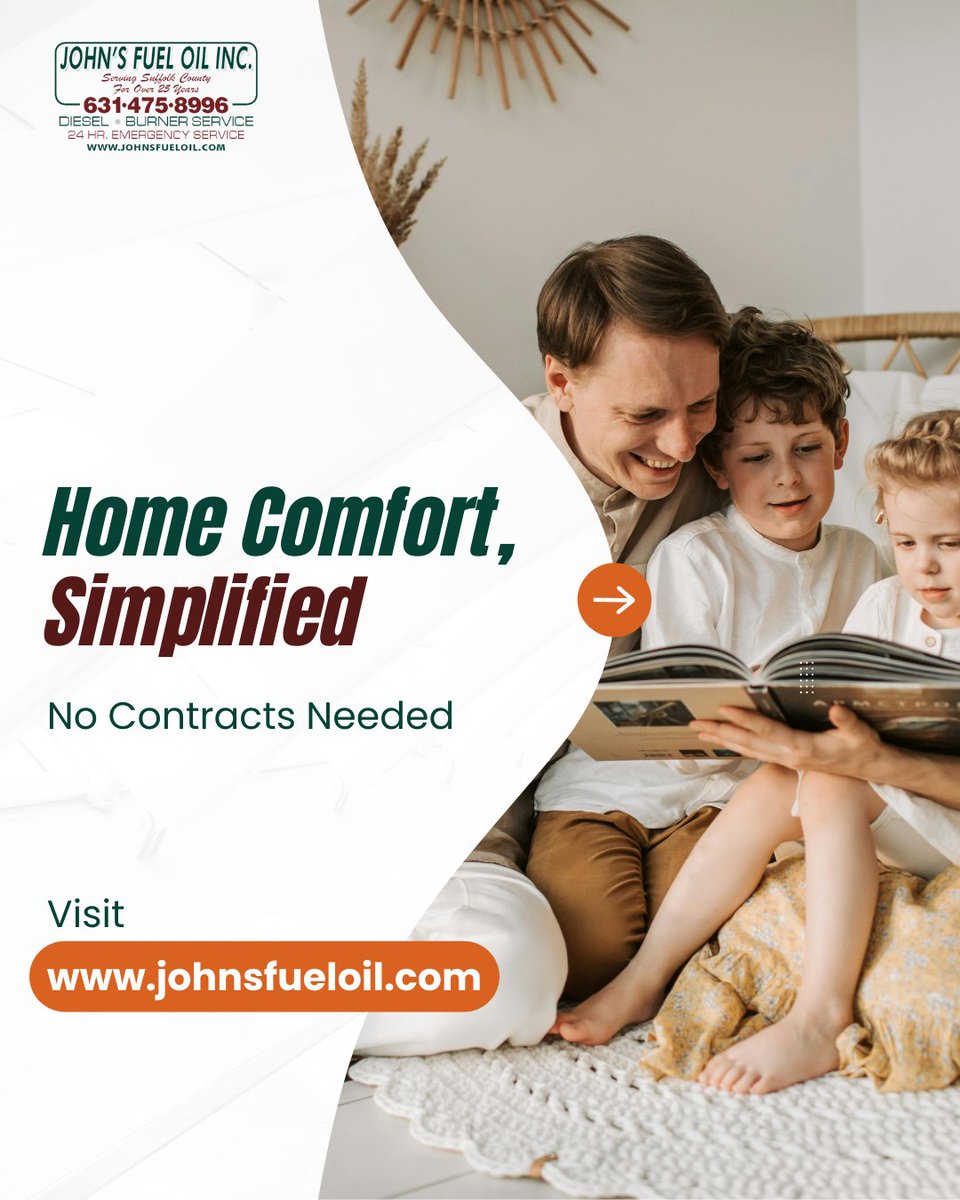 JohnsFuelOil's tweet image. Manage your HVAC effortlessly with John’s Fuel Oil! Enjoy frictionless service and focus on spring! 🌼 Visit our site: johnsfueloil.com 

#Efficiency #LifeHack #HomeMaintenance #JohnsFuelOil #SuffolkCounty #LongIsland #Frictionless