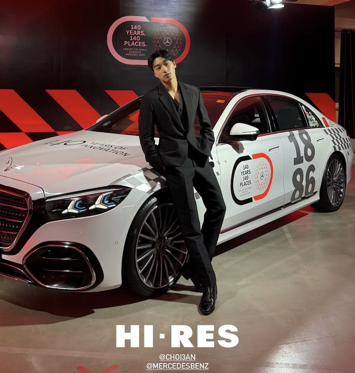 夜中に何してる？って🥹
2回も名前呼んでくれてありがと!!
サンくんが気分良い感じで嬉しい☺️
そしてベンツとサンくん♡
カッコよすぎ･･･🫠