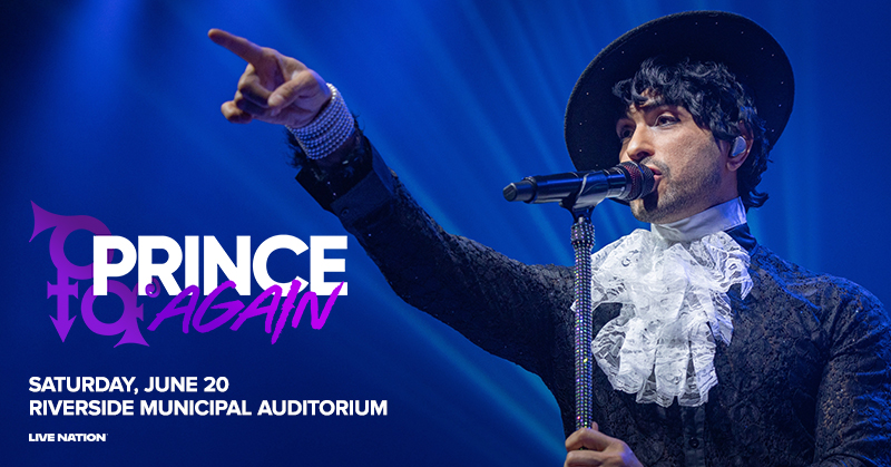 RMARiverside's tweet photo. Stop by RMA on June 20 and let's go crazy for Prince Again - Tribute to Prince 💜 Tickets on sale at 10 am on Friday 🎟️ https://t.co/JVL2OlmYOp https://t.co/Vna2nbuwIe