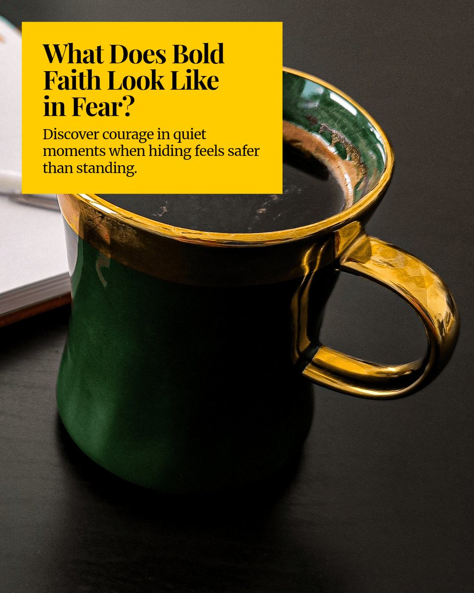 authorDKmancini's tweet image. What does bold faith look like when fear rises?

It means showing up when you'd rather hide. Not a loud proclamation but quiet courage to stand firm despite doubt. God's strength shines through our willingness to appear, even when hiding feels safer. #ChristianAuthor #FaithBased