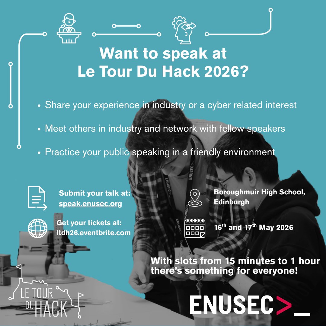 Edinburgh Napier University Security Society tweet media