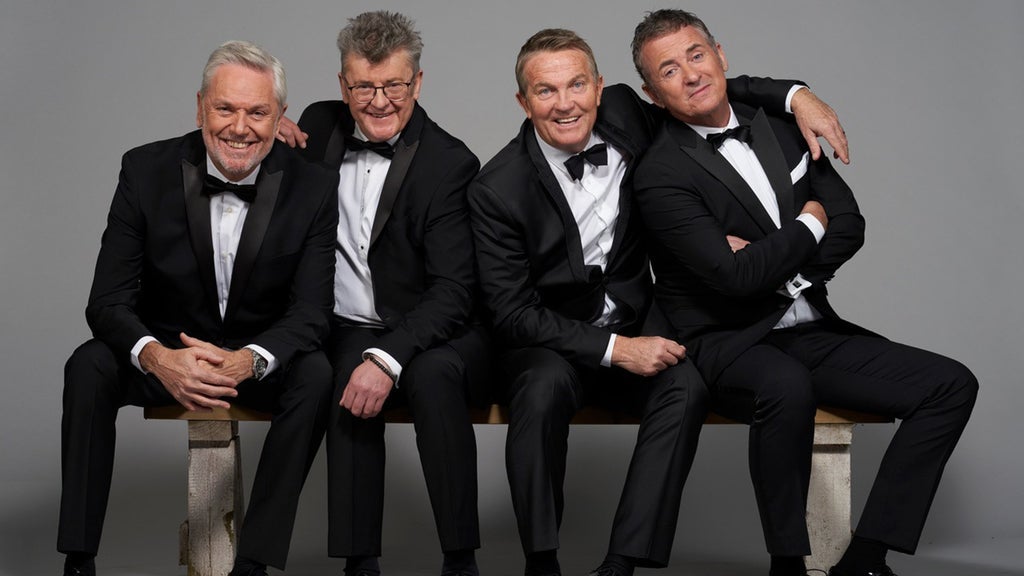 VisitBMTH's tweet image. The boys are back in #Bournemouth - Bradley Walsh, Brian Conley, Joe Pasquale, and Shane Richie have confirmed they are hitting the road once again with ‘The Prat Pack’s Back’. 
Get tickets for Tuesday 15 Sept 2026 in Bournemouth: 
visitbournemouth.com/whats-on/septe…