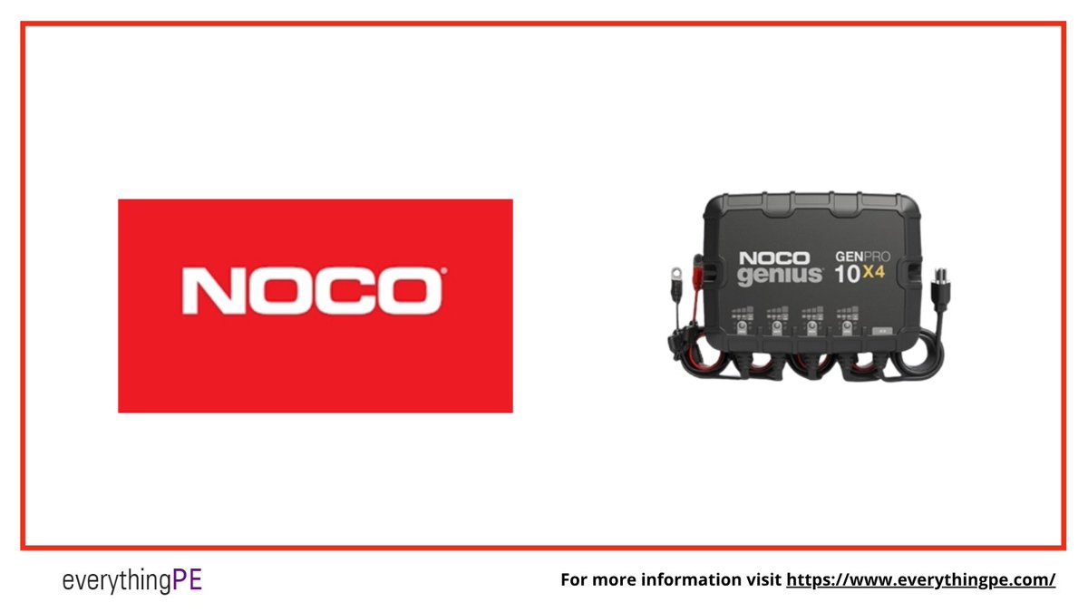 everything_PE_'s tweet image. Reliable charging in any condition ⚡

The GENPRO10X4 from NOCO delivers:
✔ 40 A across 4 banks
✔ 600 W power output
✔ Works with AGM, lithium &amp;amp; more

Learn More: ow.ly/P6oT50YMsC5

#noco #onboardcharger #electricvehicles #powerelectronics #products