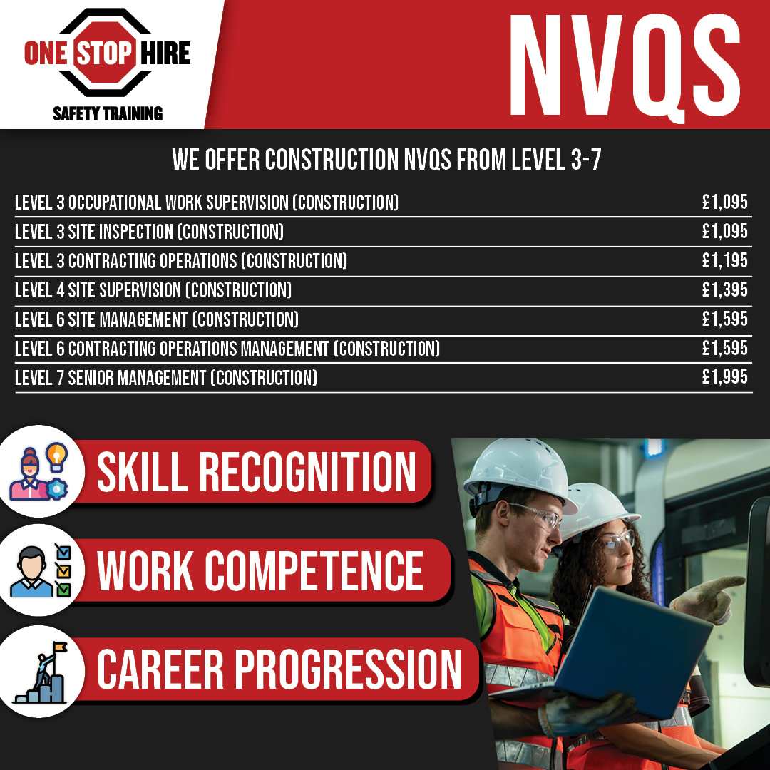OneStopHire's tweet photo. 📋 Ready to take your construction career to the next level?

At One Stop Safety Training, we offer Construction NVQs from Level 3 all the way through to Level 7  giving you the formal recognition your skills deserve.

📞0808 168 6788
🌐 https://t.co/qcqElCxBZP https://t.co/lFrGHu64Ts