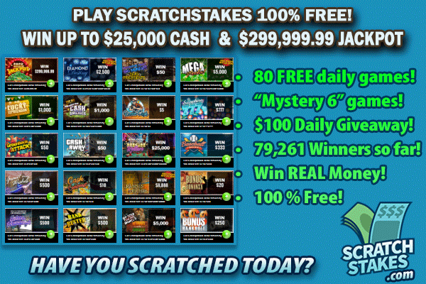 scratchstakes's tweet image. 🤑Play 80 FREE #scratchoffs, #win FREE Instant Cash up to $25,000!
🔓Unlock the Mystery 6 Bonus #games up to $20K!
🏆Enter to win a $299,999.99 Cash Jackpot!
💸$100 Daily Cash #Winner Guaranteed!

🤔Have you scratched today?
👉 ow.ly/GHmi50YMK40