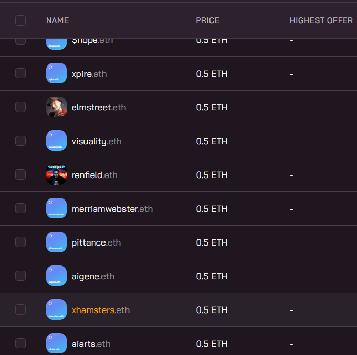 HaithamMoussa2's tweet image. For .ETH /#ENS
Check out these #ensdomains on @ensvision
Opening to offers 👀👀💎👇👇
#Web3Domains