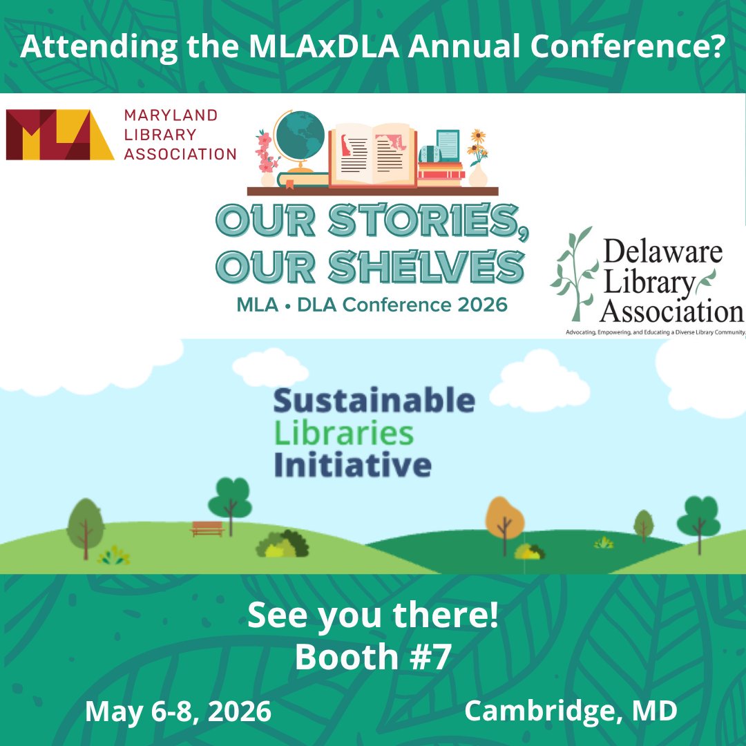 sustainablelib2's tweet photo. Attending the MLAxDLA Annual Conference? https://t.co/Yz7jFwqIvP