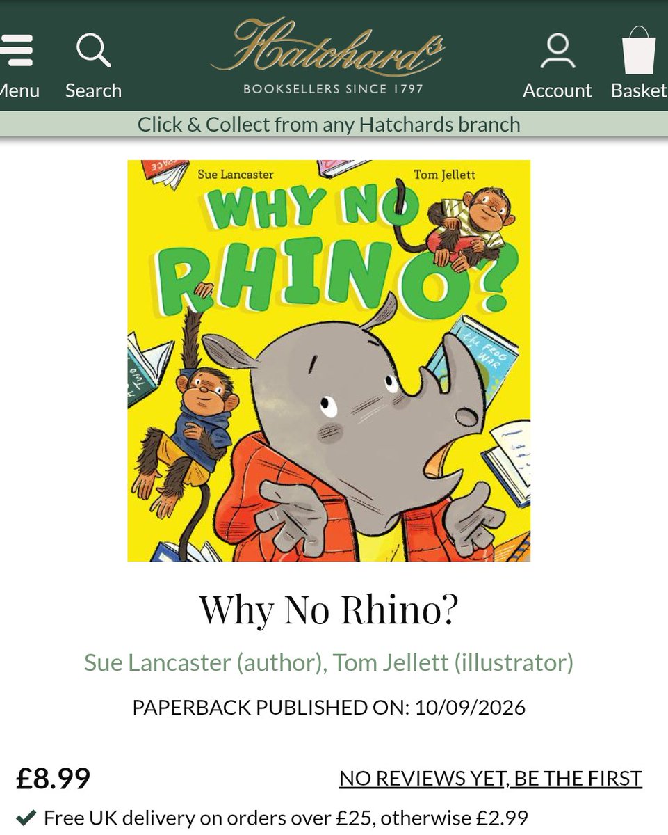 WritesSue's tweet photo. Delighted to see that Why No Rhino? by me and Tom Jellett has started popping up for pre-order on various websites!

Published by New Frontier Publishing, it comes out in September. https://t.co/16h6zMWii3