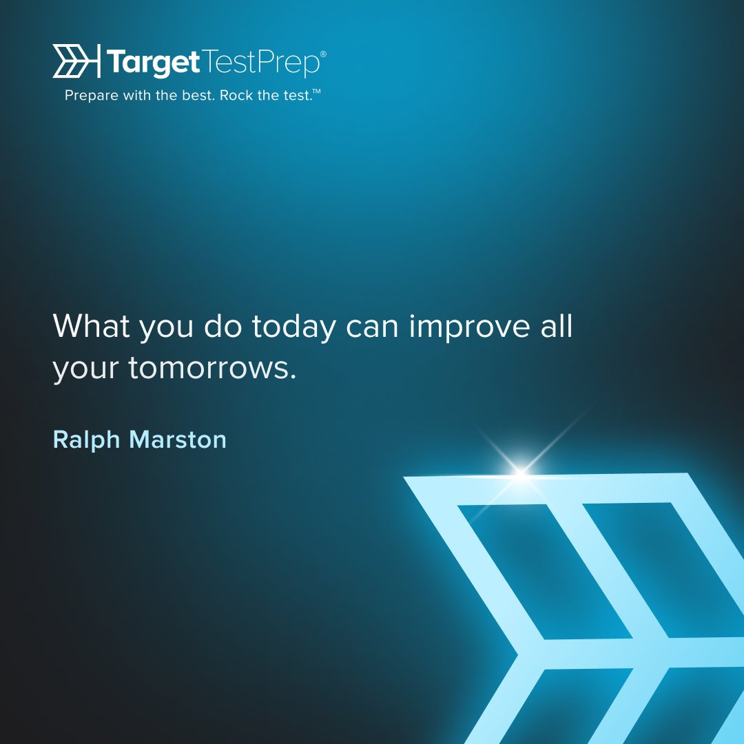 TargetTestPrep's tweet image. What you do today matters more than you think. Small, consistent actions build momentum—and that momentum drives real progress. Don’t wait for the “perfect” moment. Start now, stay consistent, and let your effort count. #QOTD #Motivation #MondayMotivation #GMAT #TargetTestPrep