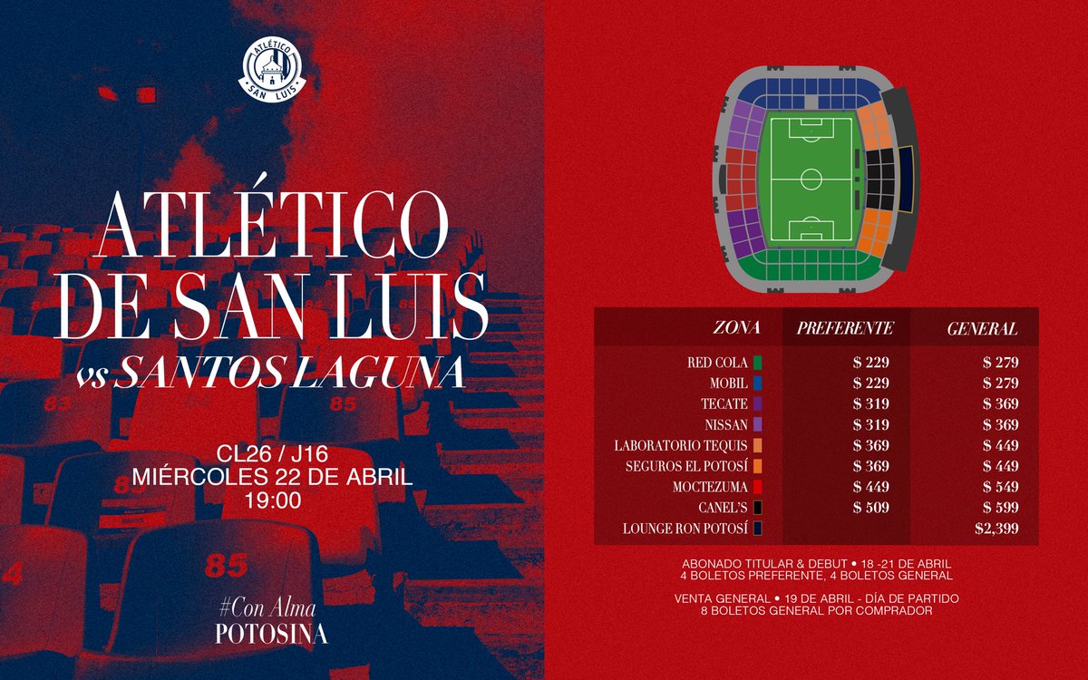 Atlético de San Luis tweet media