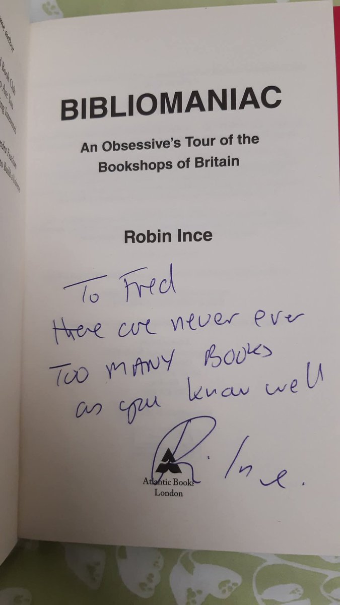 fjd_gough's tweet image. Forever grateful to have this to see this in my memories from this day in years gone by.

#OnThisDay in 2023, I fully enjoyed an evening at @scarthinbooks and listening to and meeting Robin Ince #MondayMemories 📚