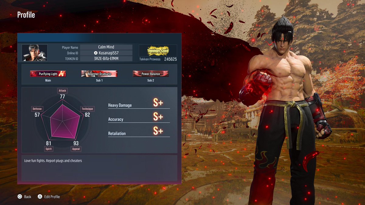 KusanagiGaming's tweet image. We are back S3 #jinkazama #tekken8 #PS5 #ranked