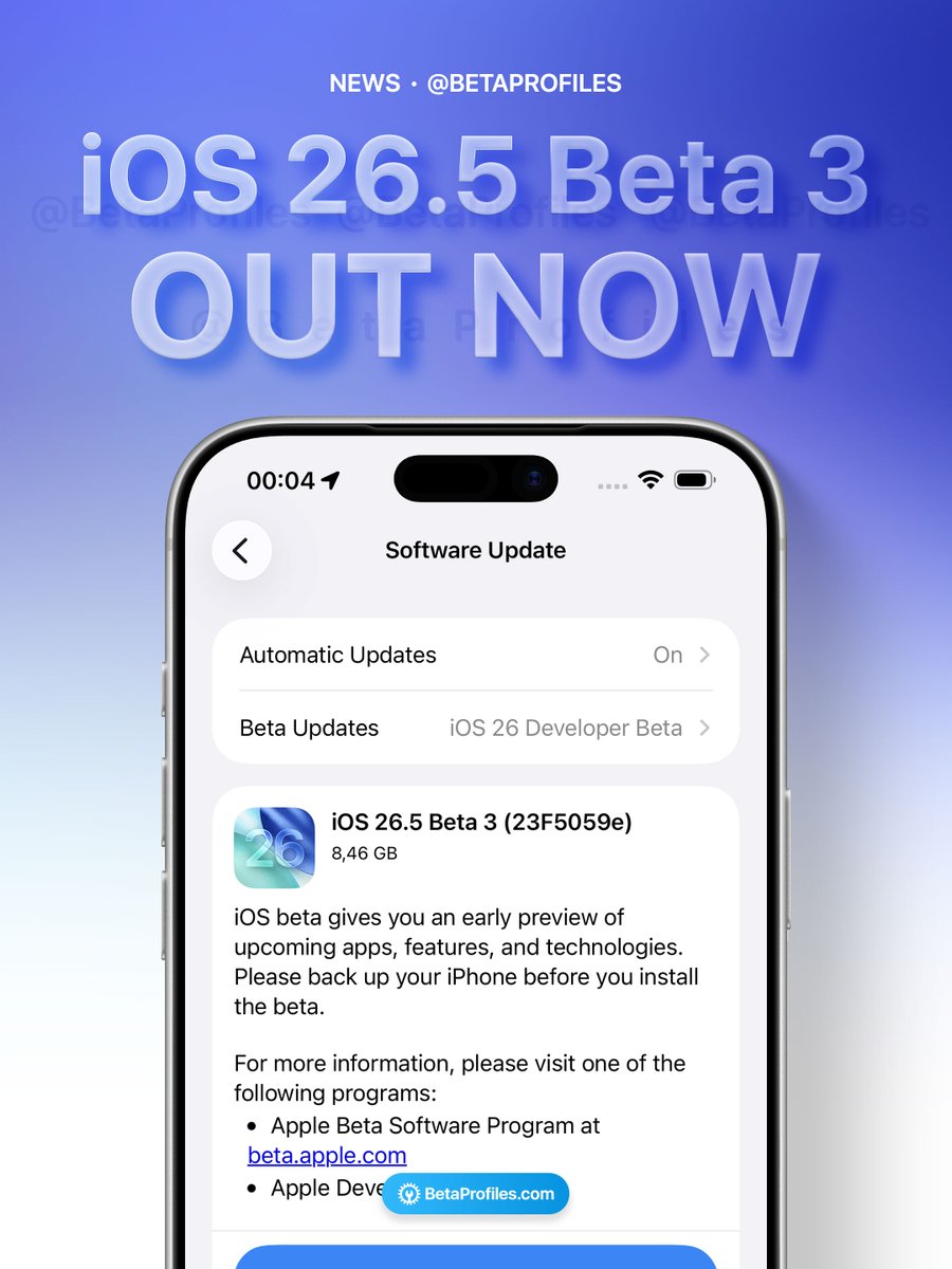 Beta Profiles tweet media