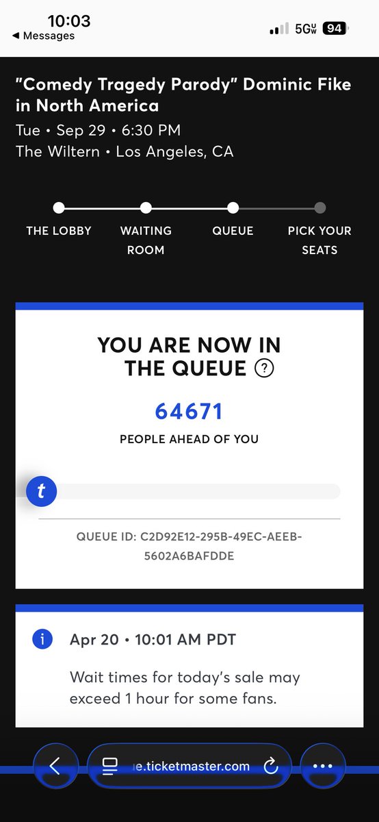 SlMPlyLUNA's tweet photo. Honestly, with the way this queue is lookin… Dom, imma fucks with ya https://t.co/k3KJHIyrU4