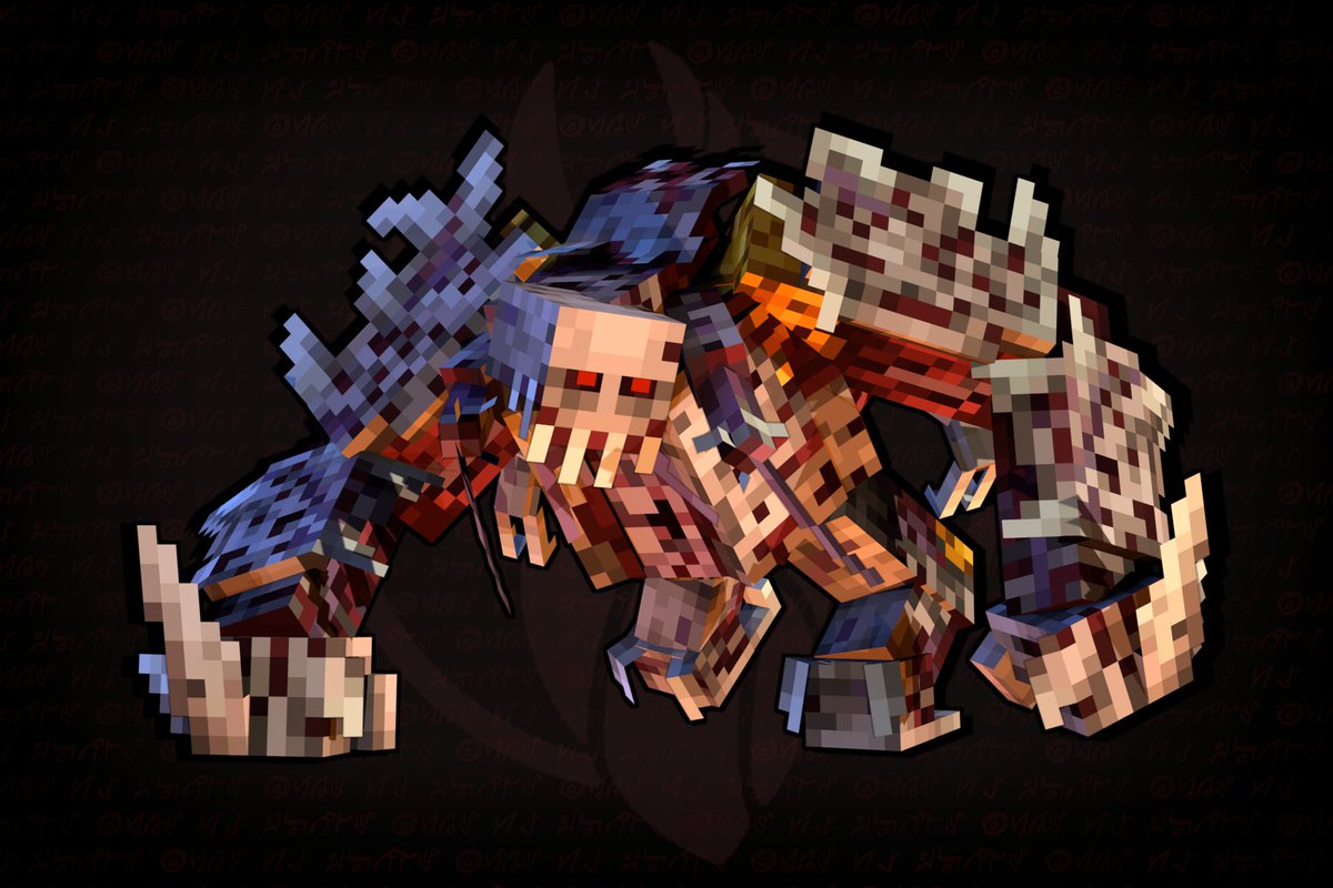 ArthurBn5's tweet image. Refurbished model of the brute necromorph from Dead Space I made five years ago.  

* Models available to download for free on my Ko-Fi page this Friday *

#minecraft #3d #3dmodel #pixelart #lowpoly #Blockbench #DeadSpace