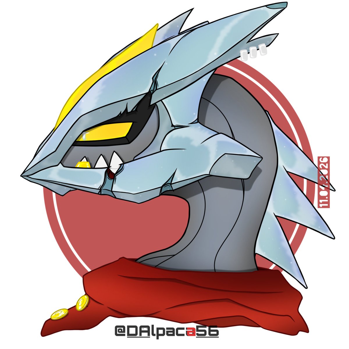dalpaca56's tweet image. Red outfit Kyurem Headshot v2 (1-2)
#oc #characterdesign #characterart #Pokemon #pokemonfanart #kyurem

(3/3) for this round's Pokemon headshots! 

I liked this version like.. ALOT- &amp;lt;3

Sketchbook;
v2 (1): deviantart.com/dalpaca56/art/…
v2 (2): deviantart.com/dalpaca56/art/…