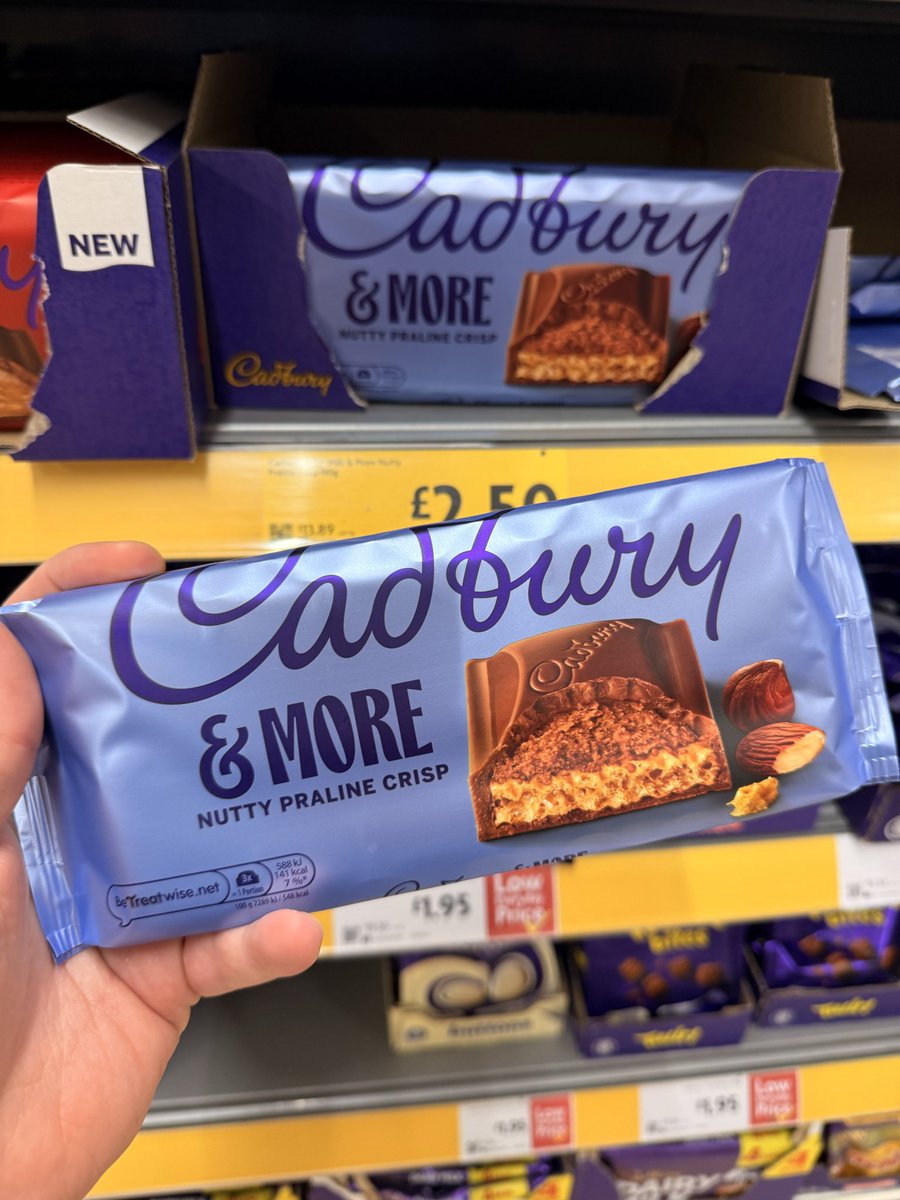All_Things_New_'s tweet image. Cadbury &amp;amp; More Bars! 🍫 At Morrisons @CadburyUK #cadbury #cadburyandmore #chocolate #biscoff #wellthisisnew
