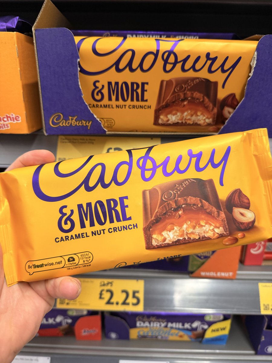 All_Things_New_'s tweet image. Cadbury &amp;amp; More Bars! 🍫 At Morrisons @CadburyUK #cadbury #cadburyandmore #chocolate #biscoff #wellthisisnew