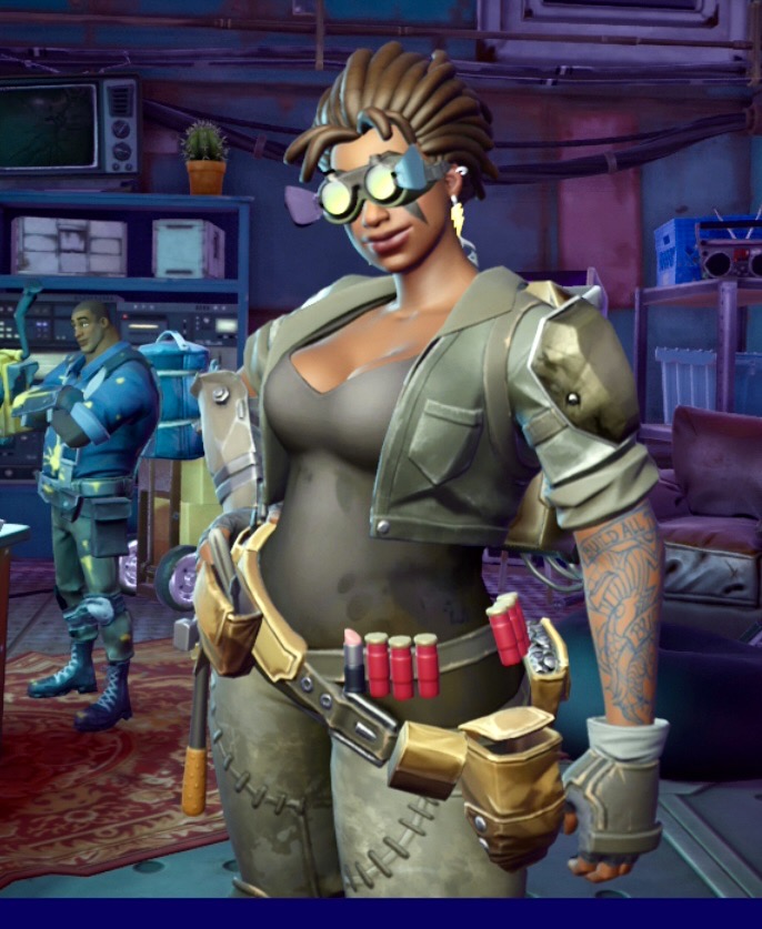 turnbasedlife's tweet photo. @EpicTofuChris I know you have been getting a lot of requests for old skins to appear in the item shop. The one Save the World skin I would love to see that has never appeared outside of Save the World is Machinist  Harper, my main. Will there ever be a chance? https://t.co/LbjJV1fsJn