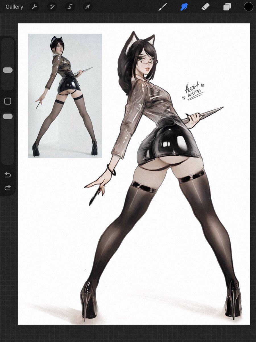 Heartwerm's tweet photo. ⛓️ Study 🖤 @candy_balll ⛓️ https://t.co/B9Ee1lp6hb