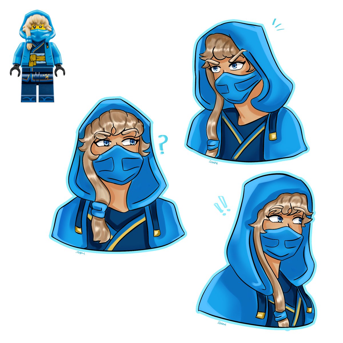 1k_SimonePlayz's tweet photo. Mira, one of the descendant from Ninjago 
I love her style 💙☄️

#ninjago #ninjagofanart https://t.co/KRFQqwL4eb