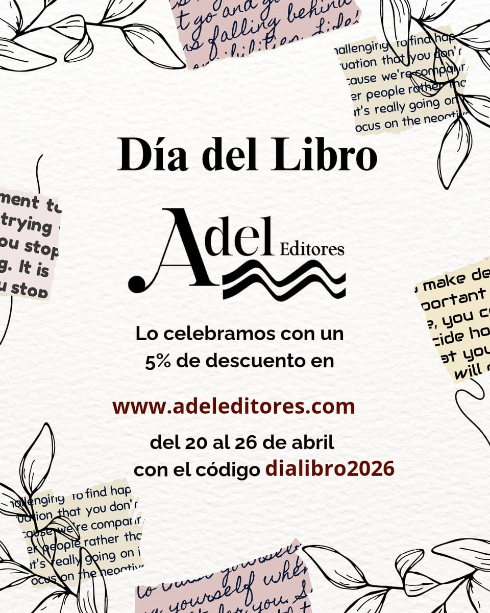 Adel Editores tweet media