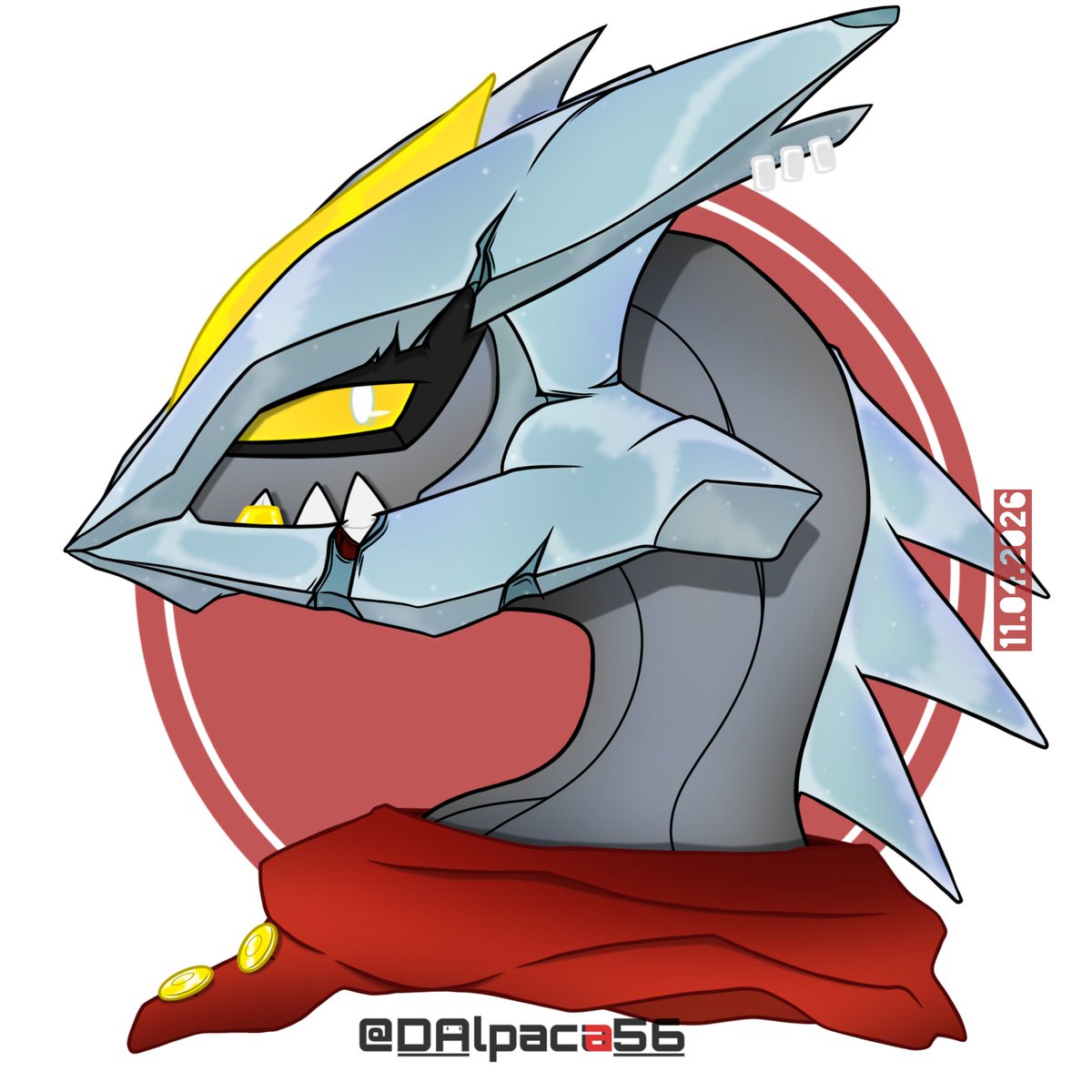 dalpaca56's tweet image. Red outfit Kyurem Headshot v2 (1-2)
#oc #characterdesign #characterart #Pokemon #pokemonfanart #kyurem

(3/3) for this round's Pokemon headshots! 

I liked this version like.. ALOT- &amp;lt;3

Sketchbook;
v2 (1): deviantart.com/dalpaca56/art/…
v2 (2): deviantart.com/dalpaca56/art/…