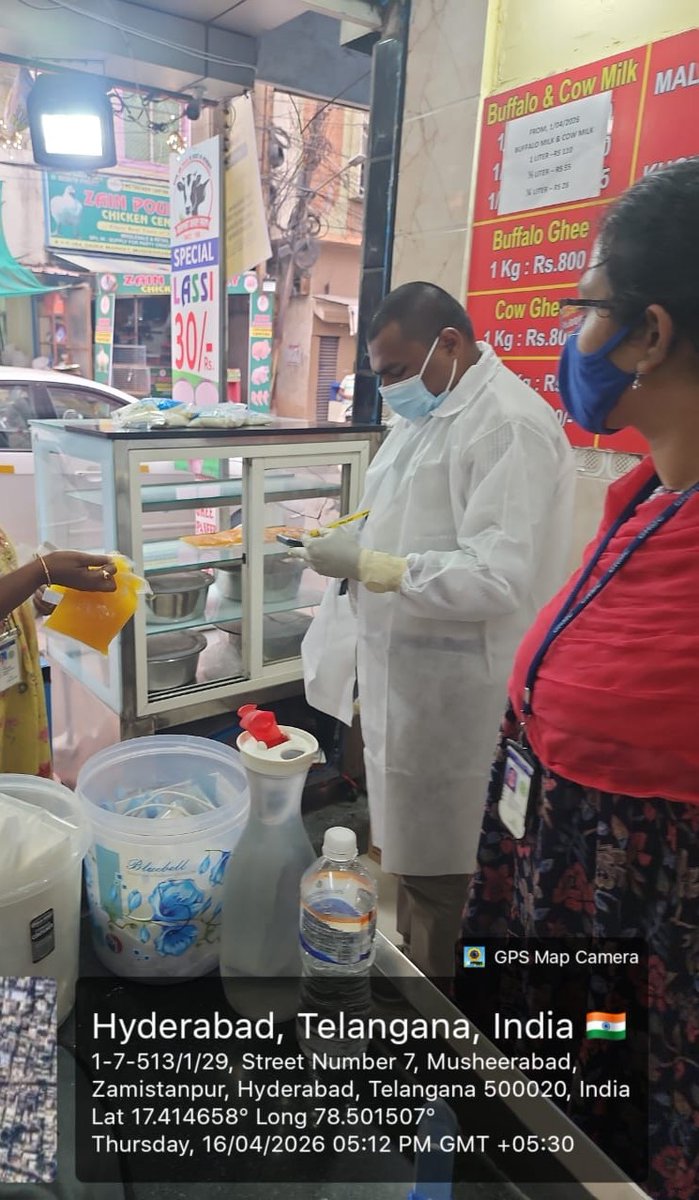 Commissioner of Food Safety, Telangana tweet media