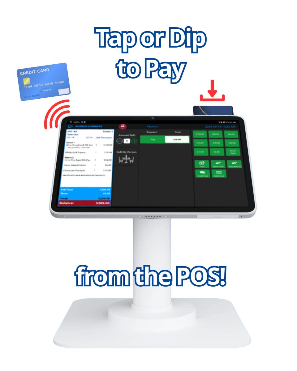 Aldelo's tweet image. 💎 Aldelo Tablet POS: All-in-One Ordering &amp;amp; Payment Terminals for Modern Restaurants

💫 Empower Servers with Fast Processing Power and Long Battery Life

💸➡️Aldelo.com/Aldelo-tablet-…

🌐 Learn More: Aldelo.com or Email sales@Aldelo.com

#Hardware #Payments #Aldelo