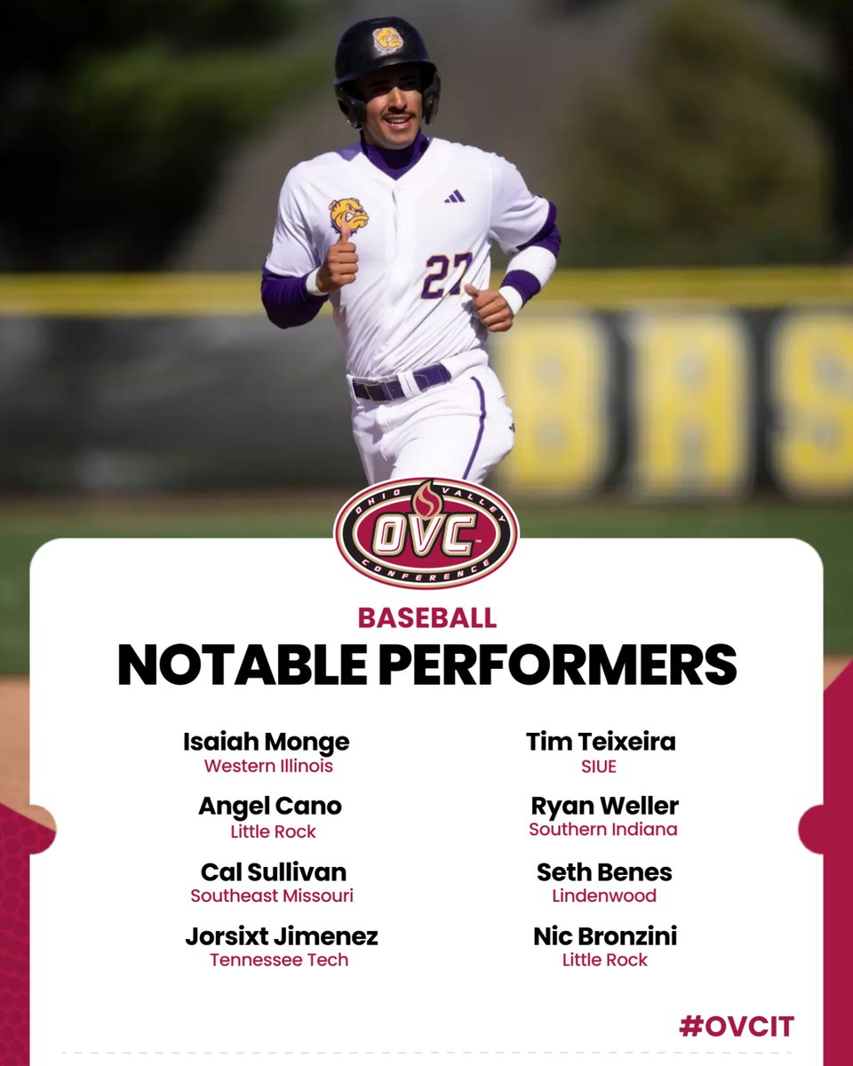 OVCSports's tweet image. In addition to our Players of the Week, here is a look at some other 𝗡𝗼𝘁𝗮𝗯𝗹𝗲 𝗣𝗲𝗿𝗳𝗼𝗿𝗺𝗲𝗿𝘀 on the ⚾️ diamond last week.

Full weekly report: bit.ly/4mCDdtb

#OVCit