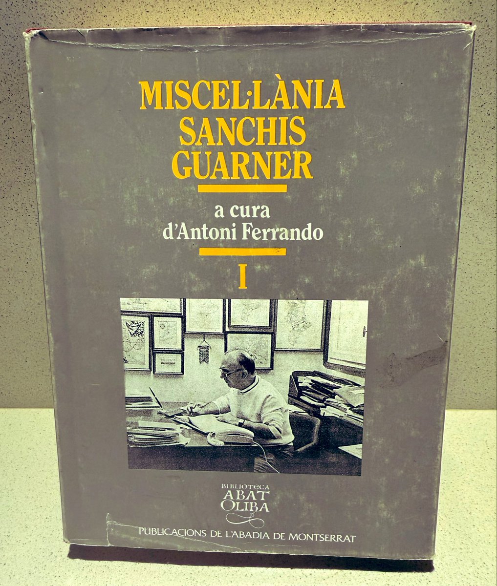 marpa1214's tweet photo. #SPX6900 #LlibresBombeta #books #BooksSale #UsedBooks #libros #LibrosUsados #llibres #livres #bücher #libri

«Miscel·lània Sanchis Guarner. Volum I» a cura d’Antoni Ferrando. https://t.co/HrhGbyitAv