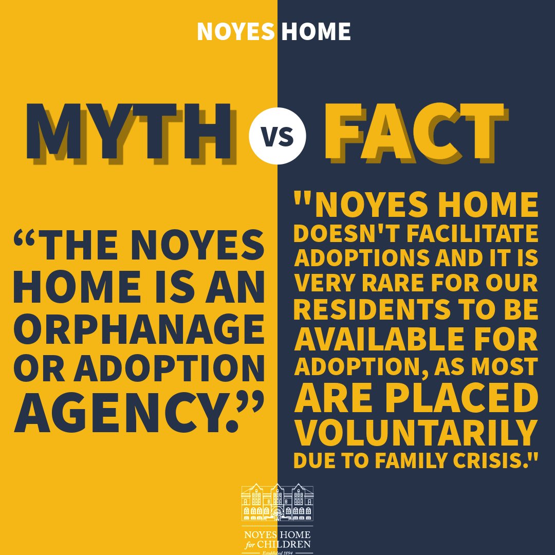 Did You Know? The Noyes Home for Children is not an orphanage or adoption agency. Most children here are temporarily placed due to family crisis. For info on fostering/adoption visit: missouri.kvc.org. You can also make a difference by volunteering!   #Volunteer